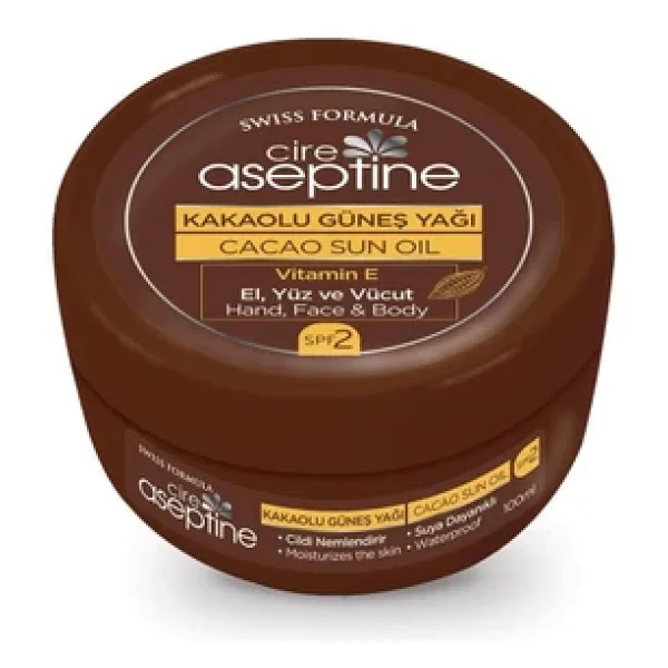 Cire Aseptine Kakao Yağı 100 Ml Bronzlaştırıcı Krem - Görsel 3