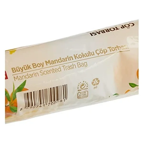 Koroplast Mandarin Kokulu Büyük Boy Çöp Poşeti 10'lu - Görsel 5