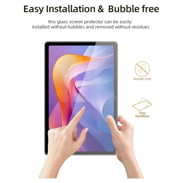 Xiaomi Redmi Pad 2 11 Inç 2025 Nano Kırılmaz Ekran Koruyucu Şeffaf Cam Tam Uyumlu - Görsel 6