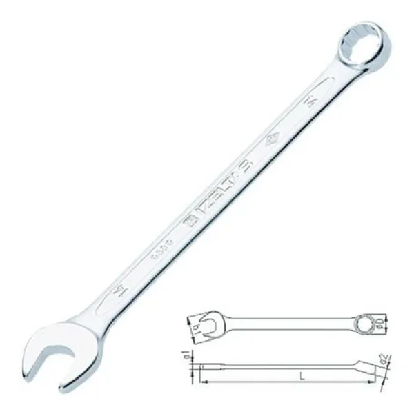 İzeltaş 0320 12 Mm Kısa Kombine Anahtar - Görsel 3