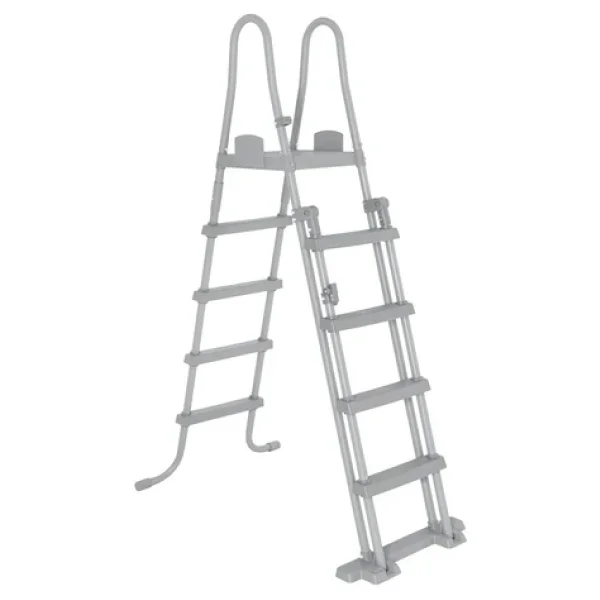 Bestway Güvenlikli Havuz Merdiveni 132 Cm 58332 Gri - Görsel 2