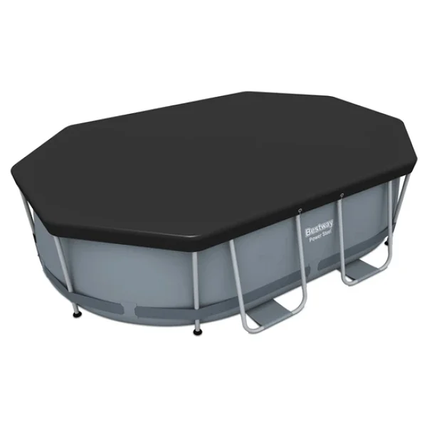 Bestway 58424 Oval Havuz Örtüsü - 3,05 M X 2,00 M Yerüstü Havuzlar İçin - Görsel 3