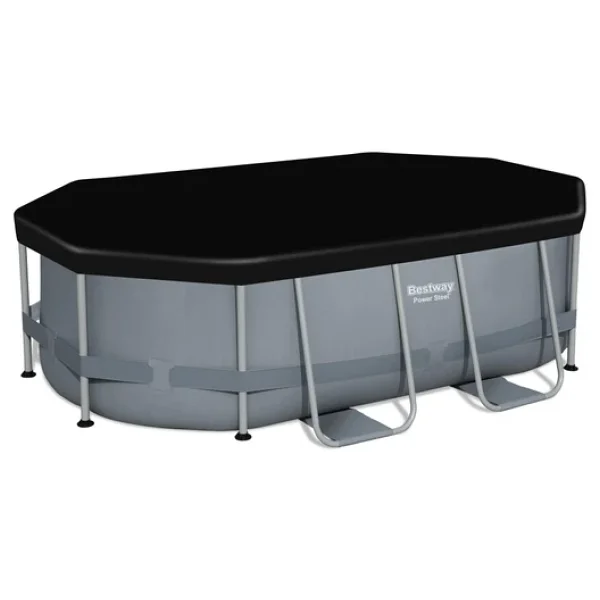 Bestway 58424 Oval Havuz Örtüsü - 3,05 M X 2,00 M Yerüstü Havuzlar İçin - Görsel 4