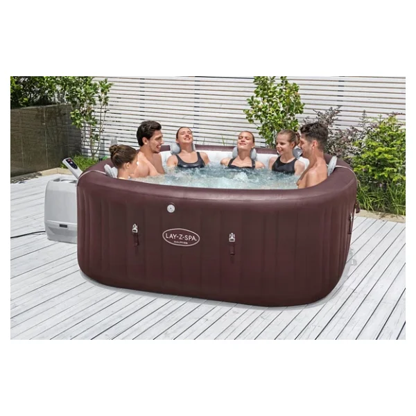 Bestway Lay-Z-Spa 6001u Maldives 201x201x80 Cm Kare Şişme Jakuzi - Görsel 4