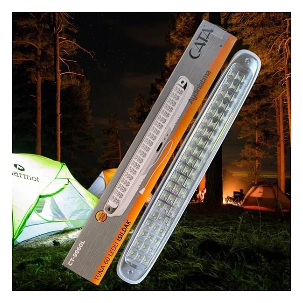 Cata Ct-9960 60 Ledli Şarjlı Işıldak - Görsel 5