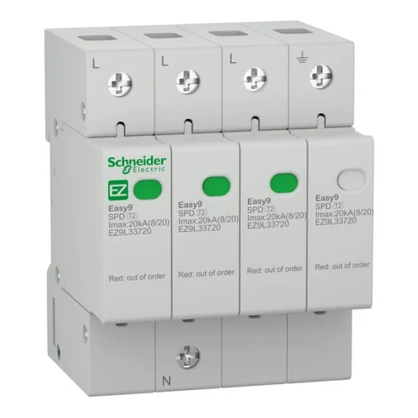 Schneider Ez9l33720 Easy9 3p-N 20ka Parafudr - Görsel 3