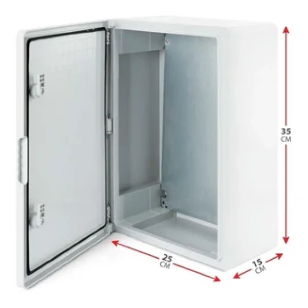 Akiş 250 X 350 X 150 Opak Kapaklı Abs Elektrik Dağıtım Panosu Ip65 - Görsel 5