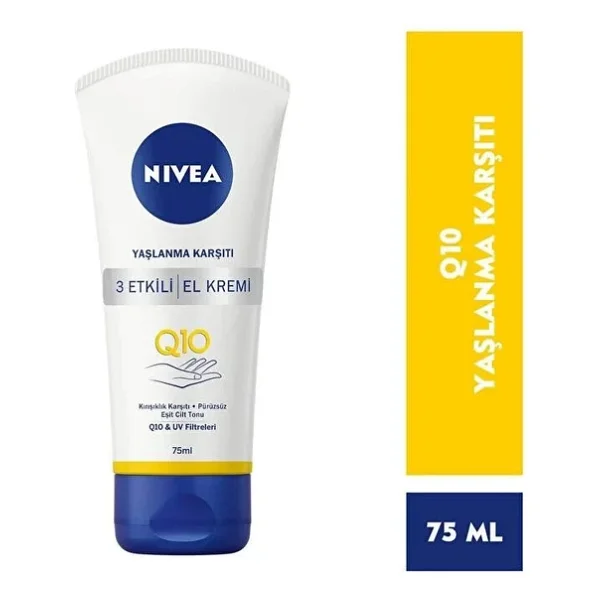 Nivea Q10 Yaşlanma Karşıtı 3 Etkili El Kremi 75 Ml - Görsel 3