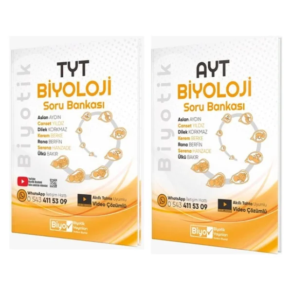 Biyotik Yayınları Tyt-Ayt Biyoloji Soru Bankası Seti - Görsel 5