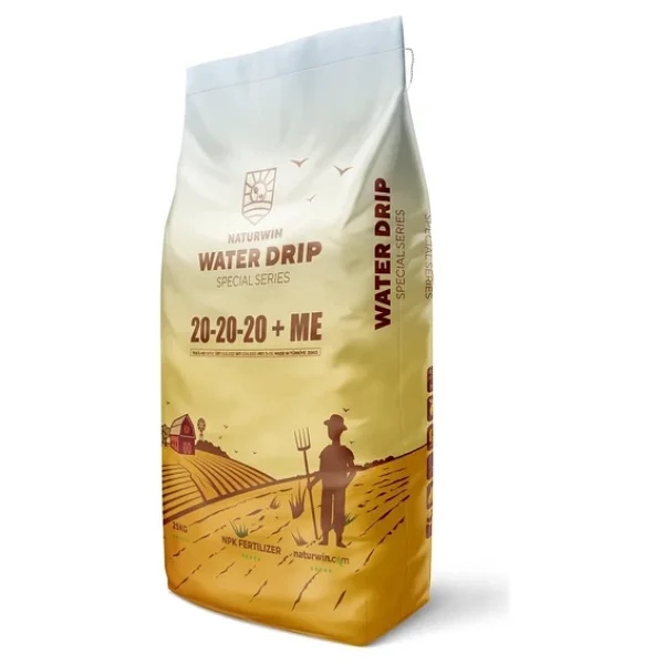 Damlama Gübresi Naturwin Water Drip 20-20-20+Me Npk Gübre 25 Kg - Görsel 2