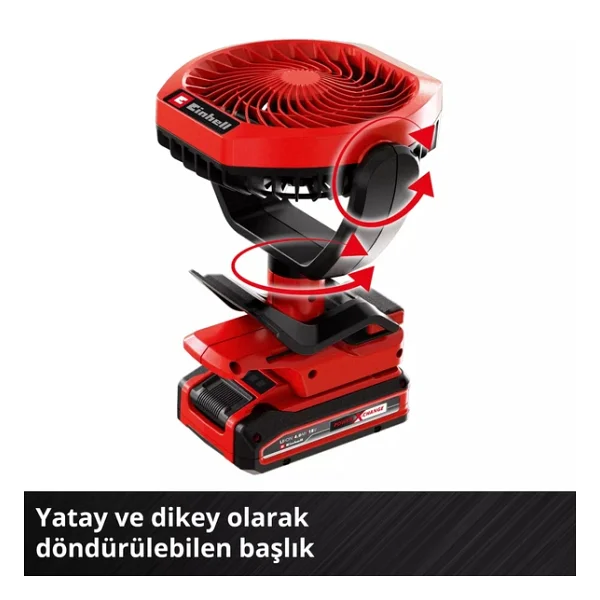 Einhell Gc-Cf 18/110 Li-Solo Akülü Masaüstü Vantilatör - Görsel 9