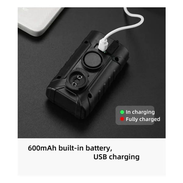 Schulzz 250 Lümen USB İle Şarj Edilebilir Bisiklet Farı - Görsel 5