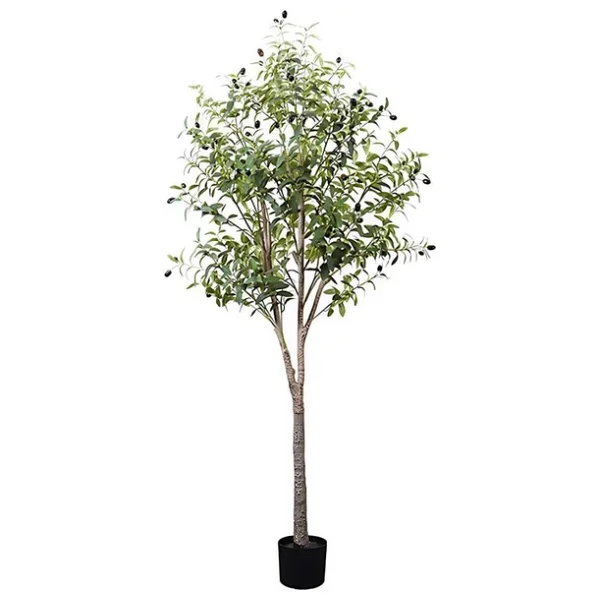 Yapay Zeytin Ağacı Lüx 180cm Doğal Gövdeli Gerçek Görünümlü Yapay Ağaç - Görsel 3