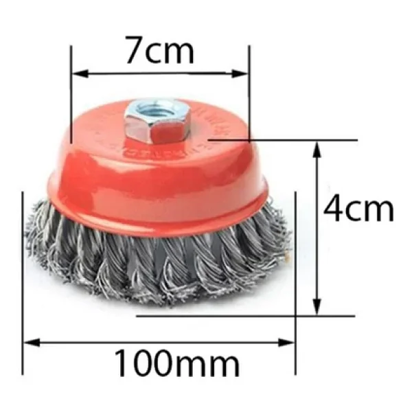 Gfb 5131 Burgulu Çanak Fırça 75 Mm - Görsel 5