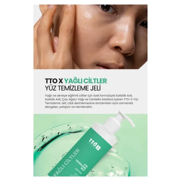 Tto X Yağlı Ciltler 200 Ml Yüz Temizleme Jeli - Görsel 9