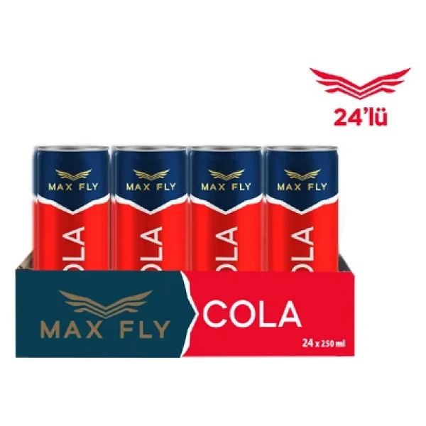 Max Fly Cola 250 Ml 24 Adet - Görsel 2