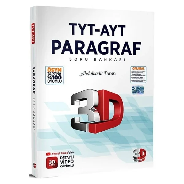 3d Yayınları Tyt-Ayt Paragraf Soru Bankası - Görsel 6