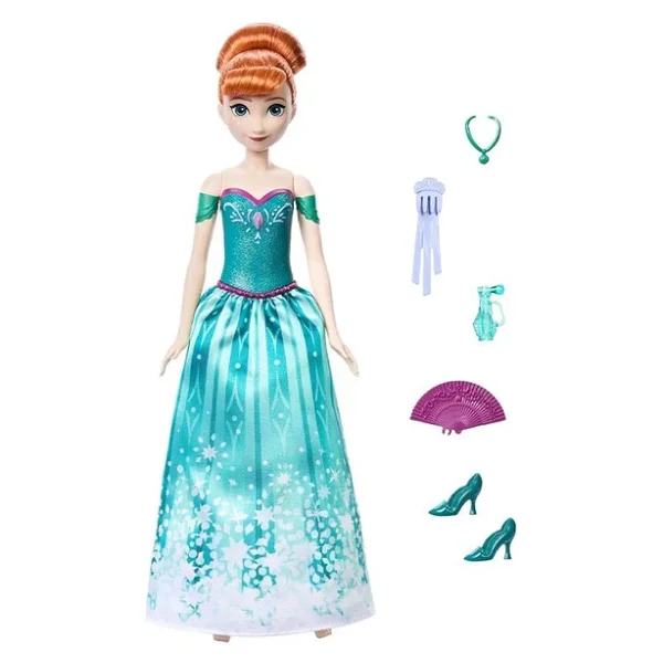Disney Frozen Karlar Ülkesi Eğlenceli Sürprizler Anna Bebek Jbg60 - Görsel 9