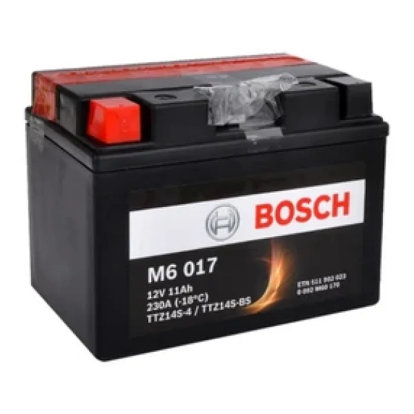 Bosch M6 017 12 V 11 Ah 230 A En Motosiklet Aküsü - Görsel 4