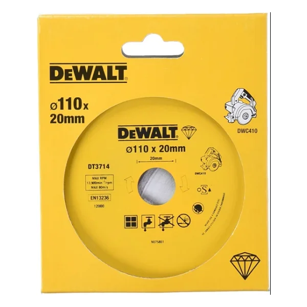 Dewalt Dt3714 110 X 20 Mm Kesici Disk - Görsel 6