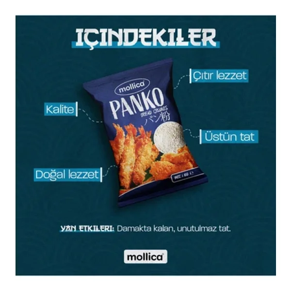 Mollica Panko Ekmek Kırıntısı 1 Kg - Görsel 4