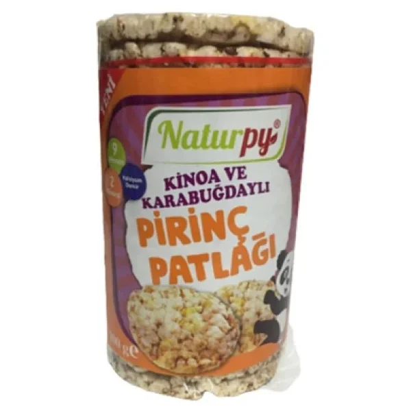 Naturpy Glutensiz Kinoa Ve Karabuğdaylı Pirinç Patlağı 100 Gr - Görsel 2