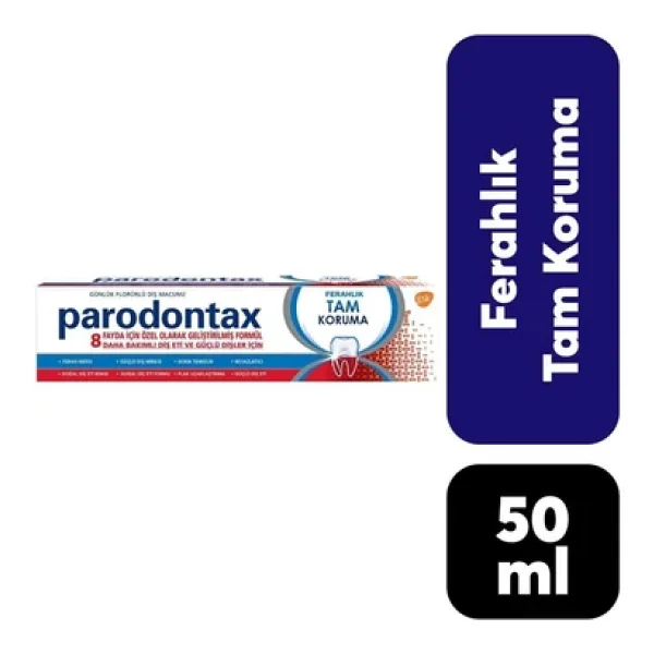 Parodontax Tam Koruma Ferahlık Beyazlatıcı 50 Ml Florürlü Diş Macunu - Görsel 4