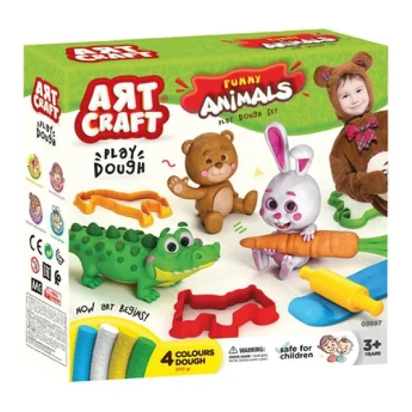 Art Craft Eğlenceli Hayvanlar Hamur Seti 03697 - Görsel 6