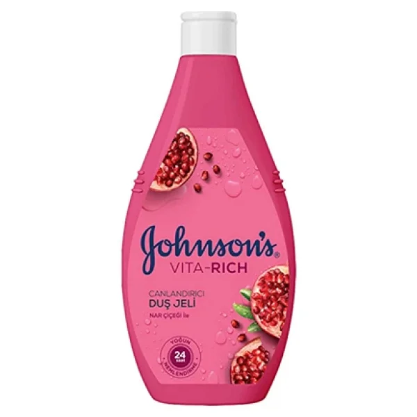 Johnson's Vita-Rich Nar Çiçeği Duş Jeli 400 Ml - Görsel 6