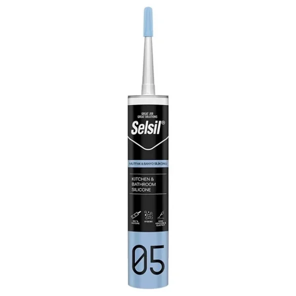 Selsil 05 280 Ml Mutfak Ve Banyo Silikonu - Görsel 3
