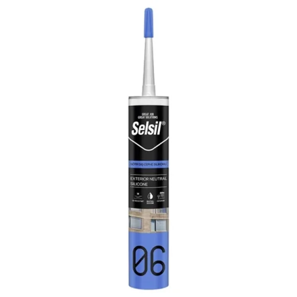 Selsil 06 300 Ml Nötr Dış Cephe Silikonu - Görsel 3