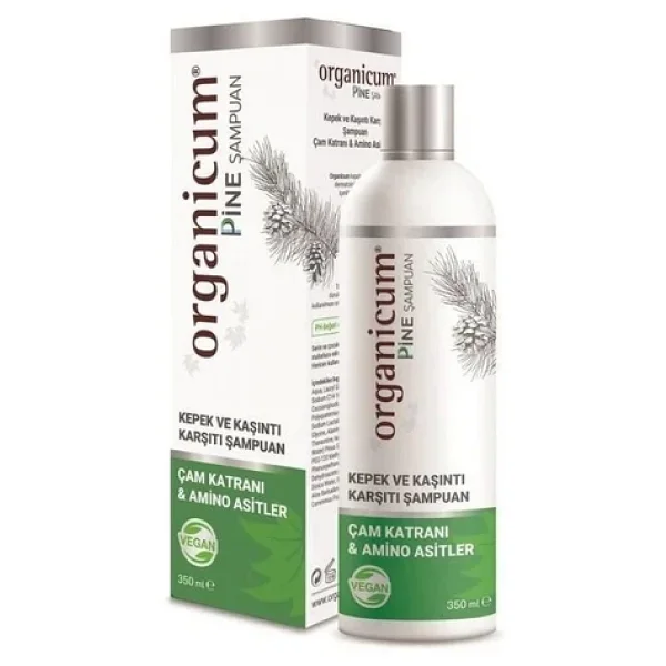 Organicum Kepek Ve Kaşıntı Karşıtı Pine Şampuan 350 Ml - Görsel 3