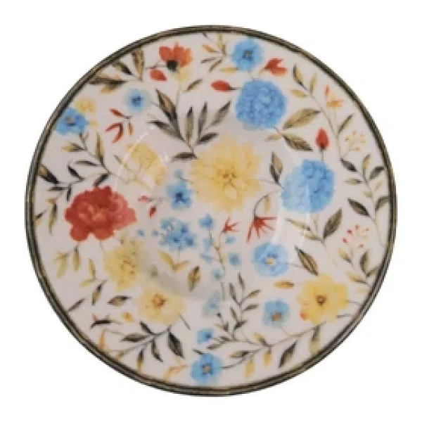 Tabak Evi Porselen Fiori Çay Tabağı Seti 12cm 6 Parça Bns6ctprs1217 - Görsel 6