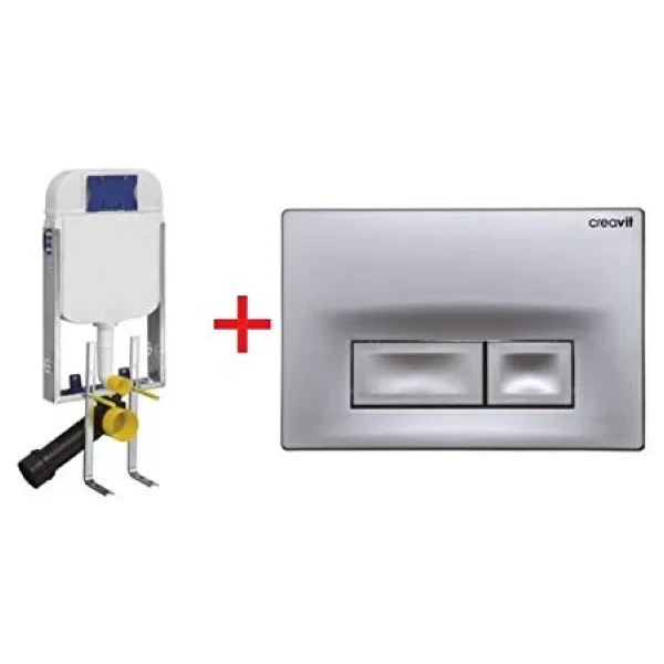 Creavit 2'Li Gömme Rezervuar Seti 8 Cm Gr5001+Gp3002