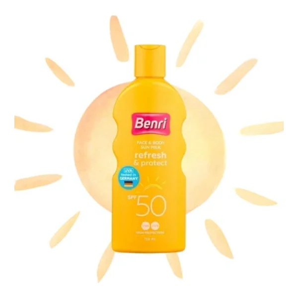 Benri Ferahlık & Koruma 150 Ml 50 Faktör Güneş Sütü - Görsel 3