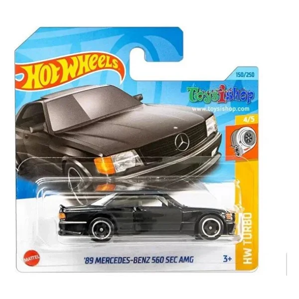 Hot Wheels Turbo '89 Mercedes-Benz 560 Sec Amg Hkg45 - Görsel 3