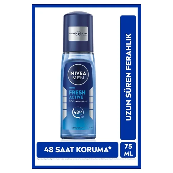 Nivea Men Fresh Active 75 Ml Erkek Deodorant - Görsel 3
