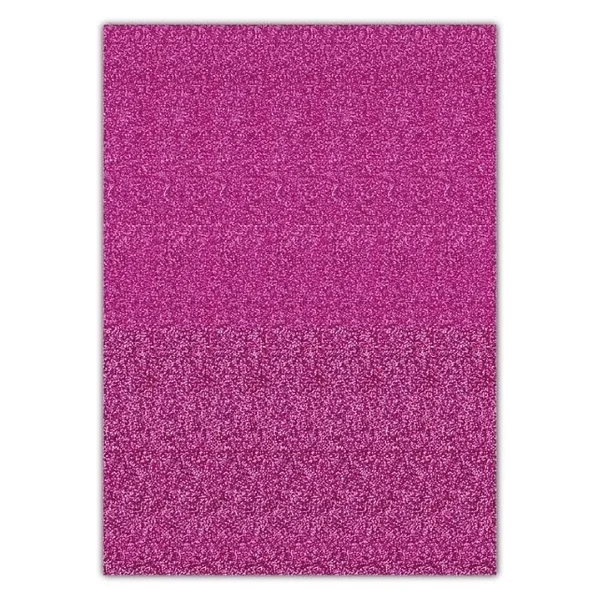 Simli Fon Kartonu 50x70 Pembe Rulo Şeklinde - 4 Adet - Görsel 4