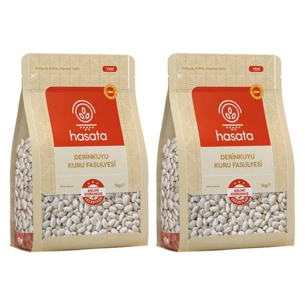 Hasata Derinkuyu Kuru Fasulye 1000 Gr X 2 Adet - 1 Kg - Görsel 5