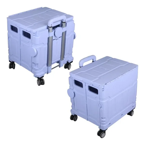 Sunup Sn-26967 Katlanabilir Market Pazar Kamp Tekerlekli Alışveriş Arabası 60kg Kapasiteli - Görsel 4