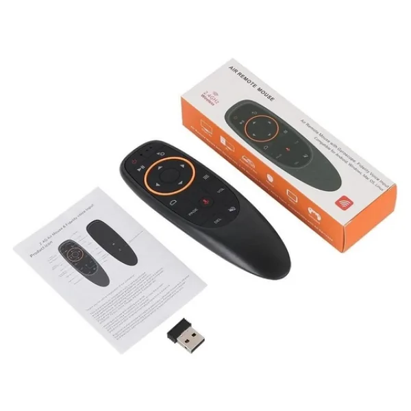 G10 Android-Windows-Linux-TV Box-Mac Os Uyumlu 2.4 GHz Ses Komutlu Wireless Air Mouse Uzaktan Kumanda - Görsel 6