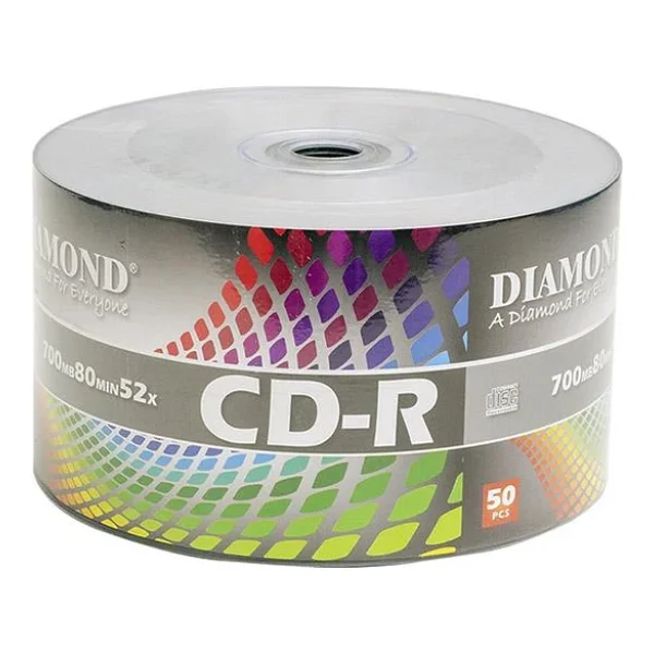 Diamond CD-R 52x 700 MB 80 Min Boş CD 50'li Paket - Görsel 2