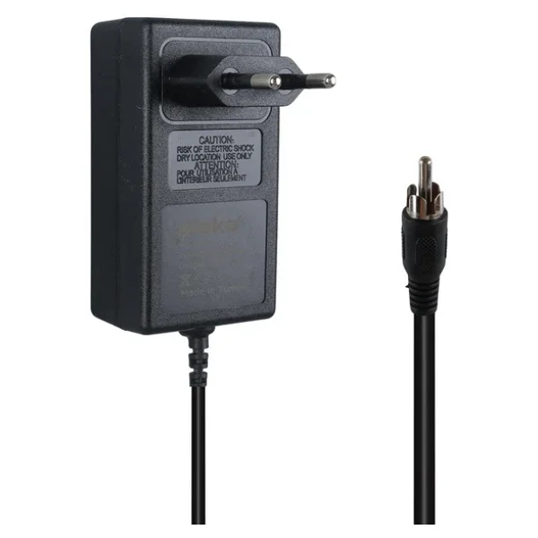 Weko 16 Volt - 2. Amper Tos Fişli Rca Yerli Üretim Priz Tipi Santral Adaptörü - Görsel 5