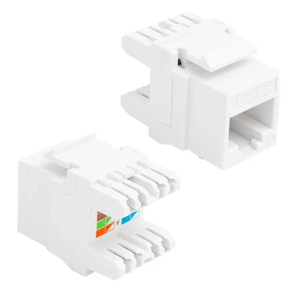 Rj45 Cat6 Şase 180 Derece Keystone Jack - Görsel 3