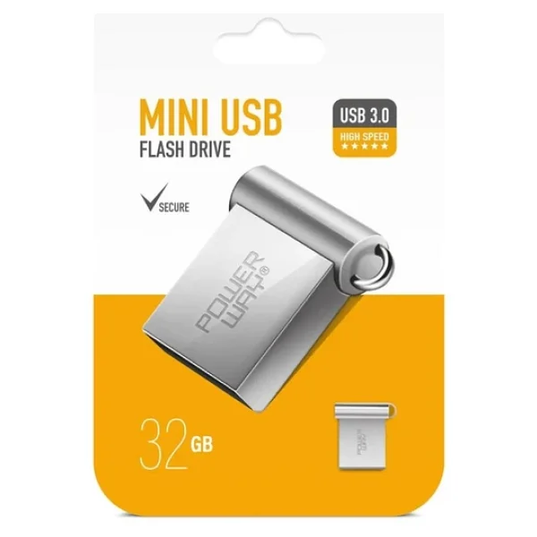Powerway 32 GB Otg Mini Metal USB Bellek - Görsel 4