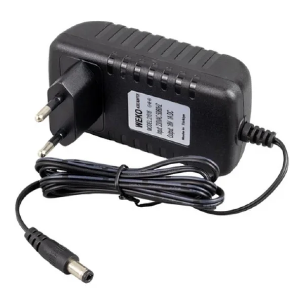 Weko 18 Volt 1 Amper Priz Tip 5.5x2.5 Uç Adaptör - Görsel 5