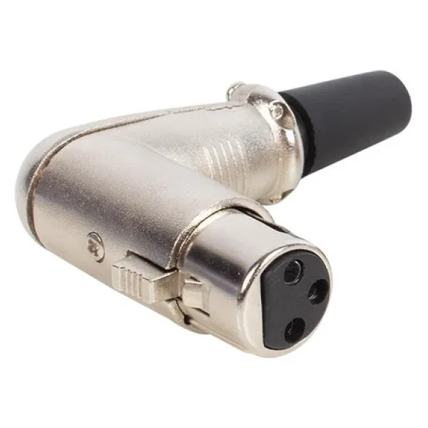 Canon Fiş Dişi 90 Derece L Tip Xlr Jack Fiş - Görsel 3