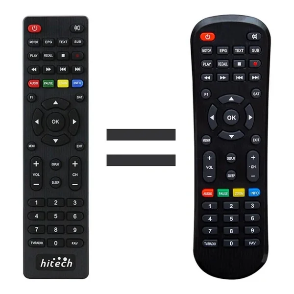 Korax Hitech Mini HD Uydu Alıcı Kumandası - Görsel 5