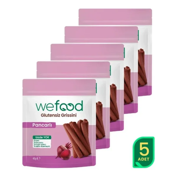 Wefood Glutensiz Grissini Pancarlı 40 G 5'li - Görsel 6