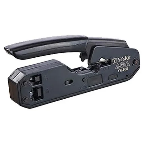 Powermaster Yk-668 Çok Fonksiyonlu Rj11 Rj12 Rj45 3in1 Kablo Kesme - Soyma - Konnektör Çakma Pensesi - Görsel 4